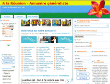 Tablet Screenshot of alareunion.net